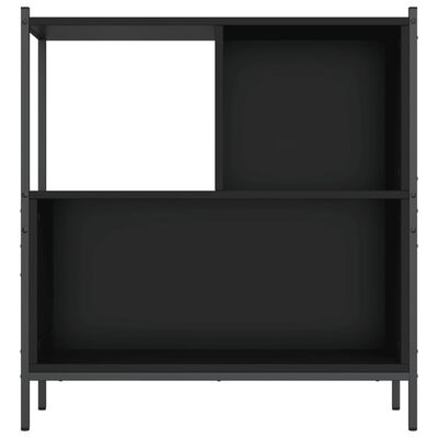 vidaXL Bücherregal Schwarz 72x28x77,5 cm Holzwerkstoff