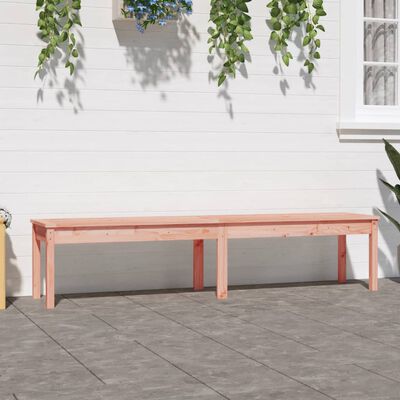 vidaXL 2-Sitzer-Gartenbank 203,5x44x45 cm Massivholz Douglasie