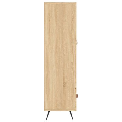 vidaXL Highboard Sonoma-Eiche 69,5x31x115 cm Holzwerkstoff