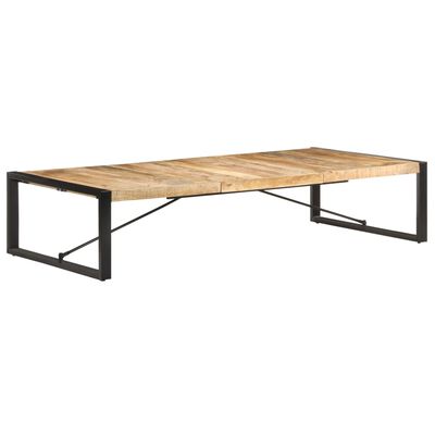 vidaXL Couchtisch 180x90x40 cm Raues Mangoholz