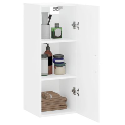 vidaXL Wandschrank Weiß 34,5x34x90 cm Holzwerkstoff