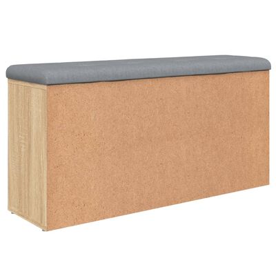 vidaXL Schuhbank Sonoma-Eiche 102x32x50 cm Holzwerkstoff