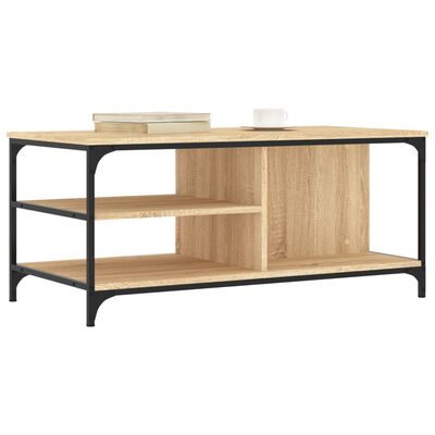 vidaXL Couchtisch Sonoma-Eiche 100x50x45 cm Holzwerkstoff