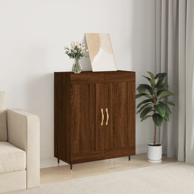 vidaXL Sideboard Braun Eichen-Optik 69,5x34x90 cm Holzwerkstoff