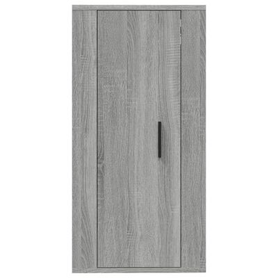 vidaXL TV-Wandschrank Grau Sonoma 40x34,5x80 cm