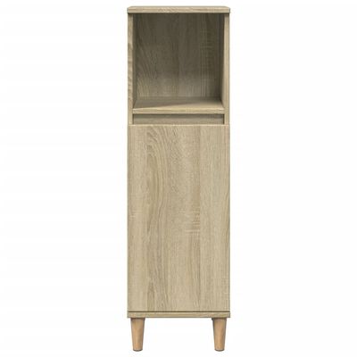 vidaXL Badschrank Sonoma-Eiche 30x30x100 cm Holzwerkstoff