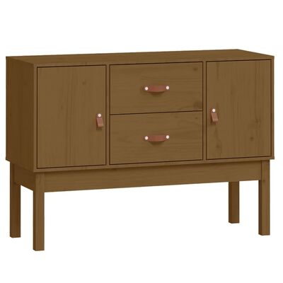 vidaXL Sideboard Honigbraun 110x40x78 cm Massivholz Kiefer