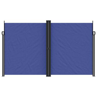 vidaXL Seitenmarkise Ausziehbar Blau 200x1200 cm