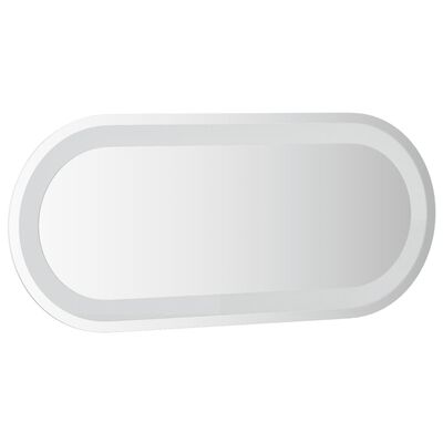 vidaXL LED-Badspiegel 70x30 cm Oval