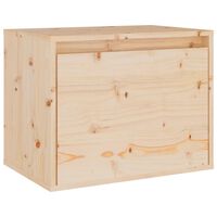 vidaXL Wandschrank 45x30x35 cm Massivholz Kiefer