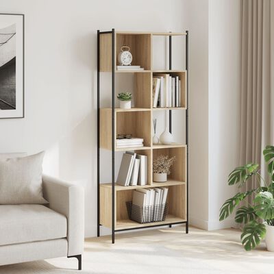 vidaXL Bücherregal Sonoma-Eiche 72x28x172 cm Holzwerkstoff