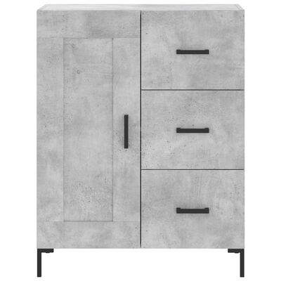 vidaXL Sideboard Betongrau 69,5x34x90 cm Holzwerkstoff