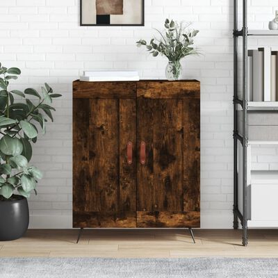 vidaXL Sideboard Räuchereiche 69,5x34x90 cm Holzwerkstoff