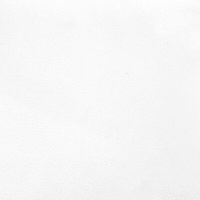 vidaXL Taschenfederkernmatratze Weiß 120x190x20 cm Kunstleder