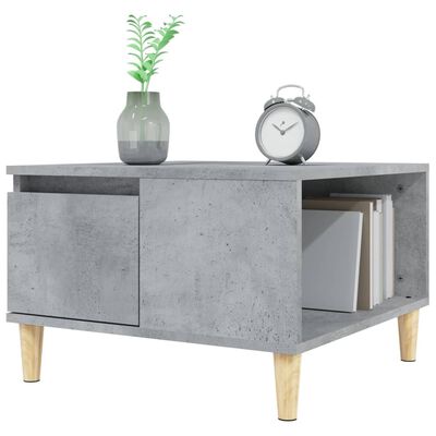 vidaXL Couchtisch Betongrau 55x55x36,5 cm Holzwerkstoff