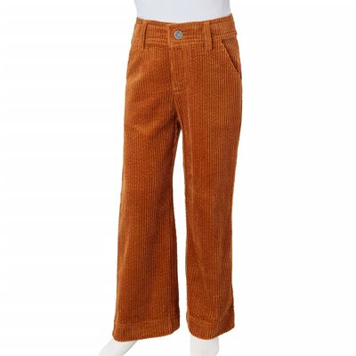 Kinderhose Cord Cognac 128