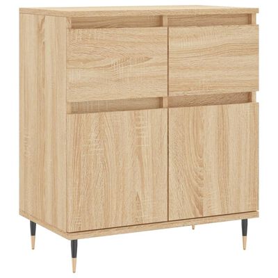 vidaXL Sideboard Sonoma-Eiche 60x35x70 cm Holzwerkstoff