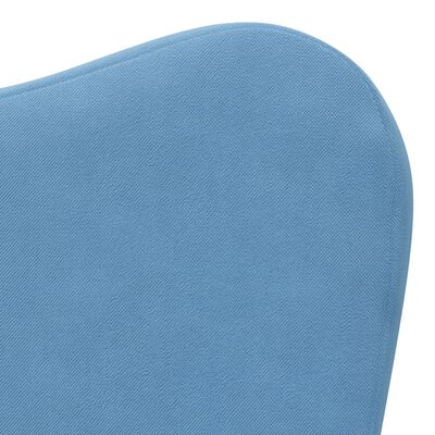 vidaXL Kindersofa Blau Weich Plüsch