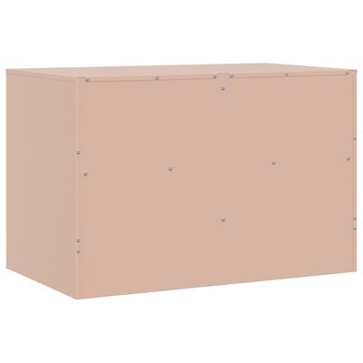 vidaXL TV-Schrank Rosa 67x39x44 cm Stahl