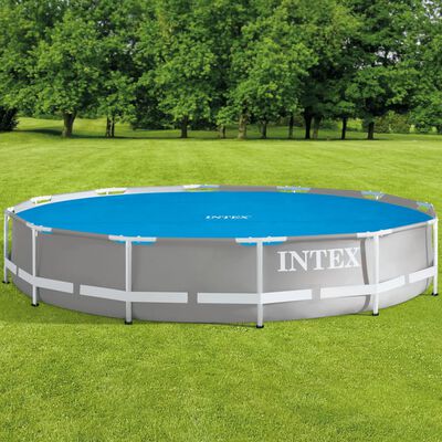 Intex Solar Poolabdeckung Blau 348 cm Polyethylen