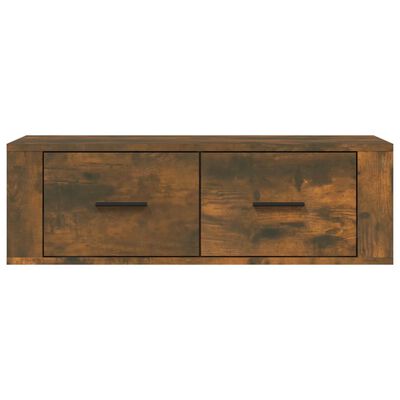 vidaXL TV-Wandschrank Räuchereiche 80x36x25 cm Holzwerkstoff