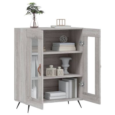 vidaXL Sideboard Grau Sonoma 69,5x34x90 cm Holzwerkstoff