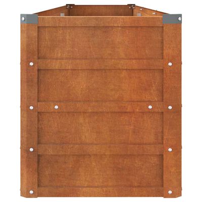 vidaXL Hochbeet Rostig 240x40x45 cm Cortenstahl