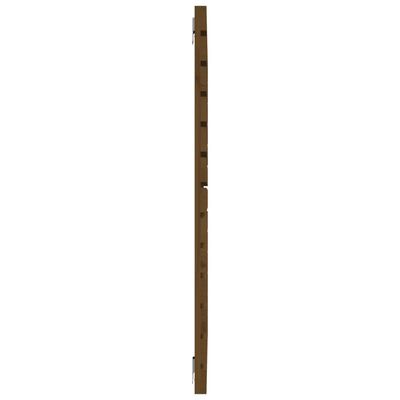 vidaXL Wand-Kopfteil Honigbraun 126x3x91,5 cm Massivholz Kiefer