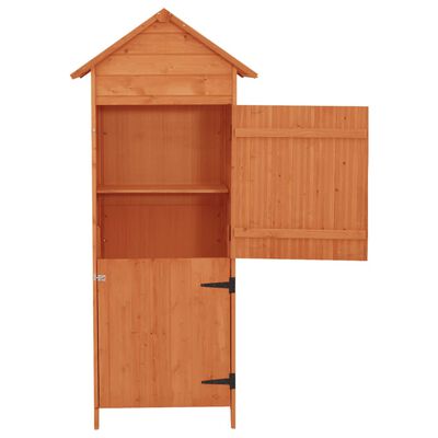 vidaXL Gartenschrank Braun 42,5x64x190 cm