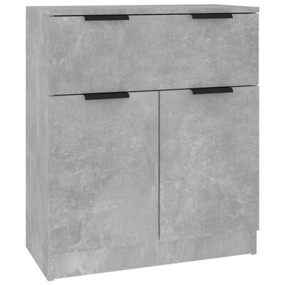 vidaXL Sideboards 3 Stk. Betongrau Holzwerkstoff