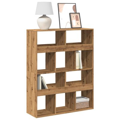 vidaXL Bücherregal Artisan-Eiche 100x33x125,5 cm Holzwerkstoff