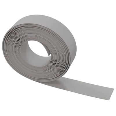 vidaXL Rasenkanten 4 Stk. Grau 10 m 15 cm Polyethylen