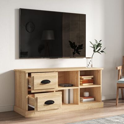 vidaXL TV-Schrank Sonoma-Eiche 102x35,5x47,5 cm Holzwerkstoff
