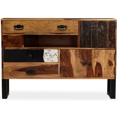 vidaXL Sideboard Massivholz Palisander 115x30x80 cm