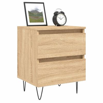 vidaXL Nachttisch Sonoma-Eiche 40x35x50 cm Holzwerkstoff