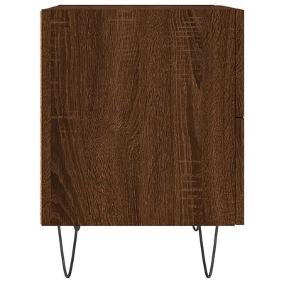 vidaXL Nachttische 2Stk. Braun Eichen-Optik 40x35x47,5cm Holzwerkstoff