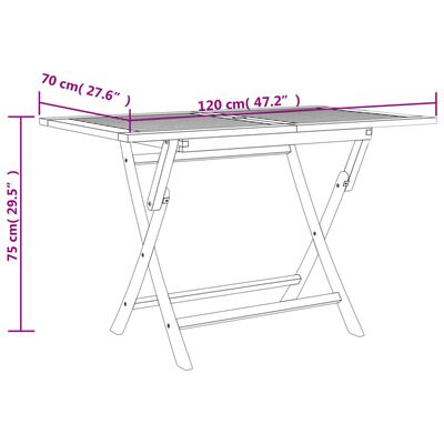 vidaXL 7-tlg. Garten-Essgruppe Grau Massivholz Teak