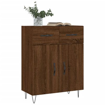 vidaXL Sideboard Braun Eichen-Optik 69,5x34x90 cm Holzwerkstoff