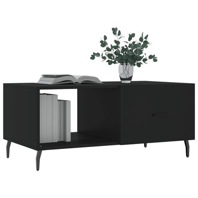 vidaXL Couchtisch Schwarz 90x50x40 cm Holzwerkstoff