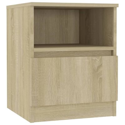 vidaXL Nachttisch Sonoma-Eiche 40x40x50 cm Holzwerkstoff