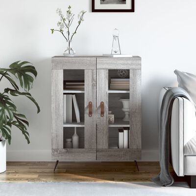 vidaXL Sideboard Grau Sonoma 69,5x34x90 cm Holzwerkstoff