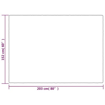 vidaXL Gewichtsdecke mit Bezug Grau 152x203 cm 7 kg Stoff