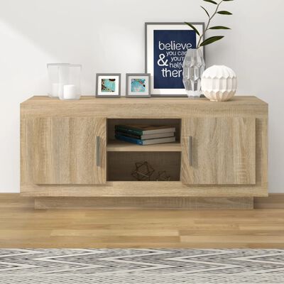 vidaXL TV-Schrank Sonoma-Eiche 102x35x45 cm Holzwerkstoff