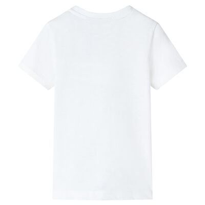 Kinder-T-Shirt Ecru 104