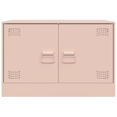 vidaXL TV-Schrank Rosa 67x39x44 cm Stahl