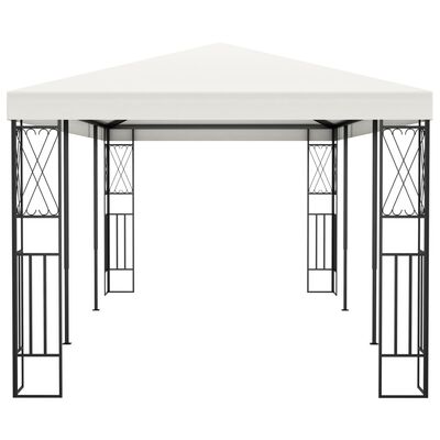 vidaXL Pavillon 3×6 m Creme Stoff