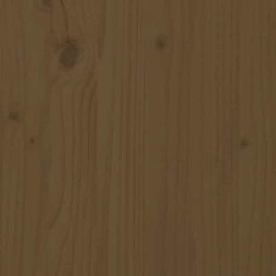vidaXL Massivholzbett Honigbraun Kiefer 75x190 cm