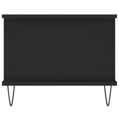 vidaXL Couchtisch Schwarz 90x50x40 cm Holzwerkstoff