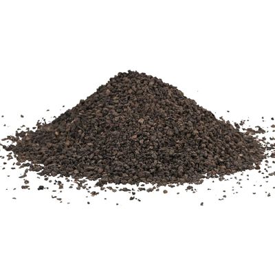 vidaXL Basalt-Kies 25 kg Schwarz 1-3 mm