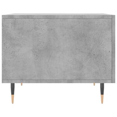 vidaXL Couchtisch Betongrau 50x50x40 cm Holzwerkstoff